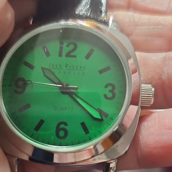 Joan Rivers Accessories - Joan Rivers Vibrant Green Dial Watch NWOT